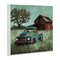 Stupell Industries Vintage Pickup in Green Hues Wall Plaque, design by Wani Pasion